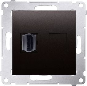 Kontakt-Simon Gniazdo HDMI Simon 54 antracyt DGHDMI.01/48
