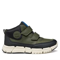 Buty dla chłopców - Trzewiki Geox J Flexyper J569BA 0ME32 C3009 D Khaki - miniaturka - grafika 1
