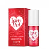 Szminki - Benefit COSMETICS Lovetint - Ogniście czerwony róż w płynie do ust i policzków Lovetint - Ogniście czerwony róż w płynie do ust i policzków - miniaturka - grafika 1