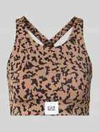 Biustonosze - Biustonosz sportowy z okrągłym dekoltem - miniaturka - grafika 1