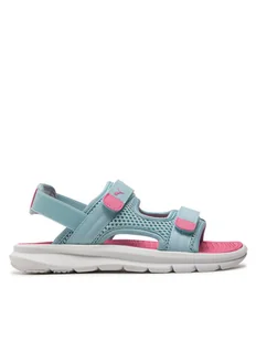 Puma Sandały Evolve Sandal Jr 390449 09 Turkusowy - Buty dla chłopców - miniaturka - grafika 1
