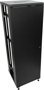 Szafa Q-Lantec Szafa serwerowa 27U 800x1000, drzwi przednie szklane, do samodzielnego montażu, kolor czarny SS-27U-800-1000-01-C - Szafy rack - miniaturka - grafika 1