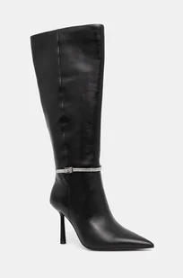Steve Madden kozaki Abbey RD-R damskie kolor czarny na szpilce SM11003360 - Kozaki damskie - miniaturka - grafika 1