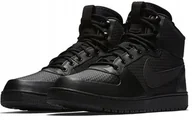 Moda i Uroda OUTLET - Buty Zimowe Nike Court Borough Mid Zima Sportowe Czarne AA0547-002 r. 44 - miniaturka - grafika 1