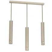 Lampy sufitowe - Lampa wisząca w kolorze beżowym, nad stół LX 5737 z serii TIBIA BUBLE - miniaturka - grafika 1