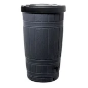 Zbiorniki na deszczówkę - Pojemnik na deszczówkę Woodcan czarny - miniaturka - grafika 1