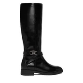 Kozaki damskie - Kozaki Nine West CEO-NAJAT-01 Czarny - miniaturka - grafika 1