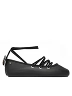 Baleriny - Melissa Baleriny Melissa Beta Ad 38020 Czarny - miniaturka - grafika 1