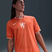 Swetry męskie - Męska koszulka piłkarska Nike Dri-FIT Holandia Stadium2025 (drużyna kobiet) (wersja domowa) replika - Pomarańczowy - miniaturka - grafika 1