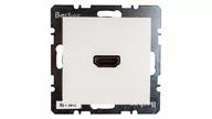 Gniazdka elektryczne - Hager Polo Berker/B.Kwadrat Gniazdo HDMI śnieżnobiale połysk S.1/B.3/B.7 Glas 3315428989 0001-00000-43691 [4350730] - miniaturka - grafika 1