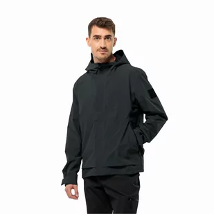Męska kurtka przeciwdeszczowa Jack Wolfskin MAINKAI JKT M phantom - M - Kurtki męskie - miniaturka - grafika 1