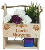 Gadżety dla niej i dla niego - Nosidełko Super Ciocia Z Imieniem Dla Cioci - miniaturka - grafika 1