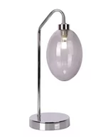 Lampy stojące - LUNO Lampa Stołowa Lukka LUNO styl designerski szkło srebrny 50501224 - miniaturka - grafika 1