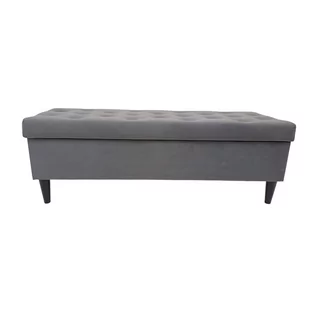 Pufa ze schowkiem pikowana 120cm h-41/46 różne kolory - Pufy i podnóżki - miniaturka - grafika 1