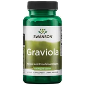 Suplementy naturalne - Swanson Graviola, 530 mg, 60 kapsułek - miniaturka - grafika 1