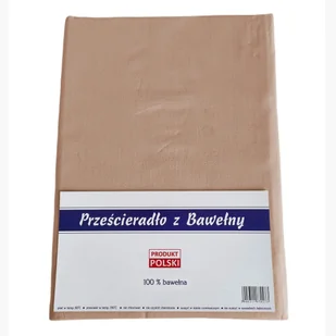 Prześcieradło bawełniane bez gumki 140x200 noris ciemnobeżowe - Prześcieradła Prześcieradło bawełniane bez gumki 140x200 noris ciemnobeżowe - Prześcieradła - miniaturka - grafika 1