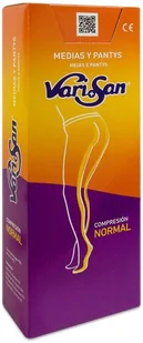 Rajstopy Varisan Normal Compression rozmiar 4 beżowe (8470001723208) - Bielizna lecznicza - miniaturka - grafika 1