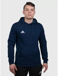 Bluzy męskie - Adidas Bluza Męska Entrada 22 SWEAT HOODIE Kangurka Granatowa H57513 - grafika 1