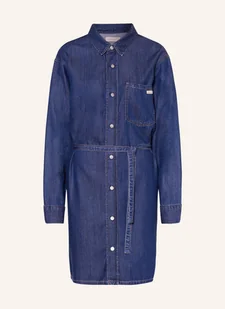 Calvin Klein Jeans Sukienka Koszulowa W Stylu Jeansowym blau - Sukienki - miniaturka - grafika 1
