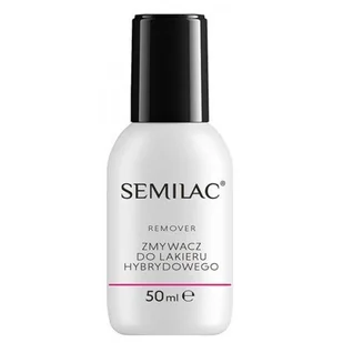 Semilac Remover 50ml Płyn Do Lakieru Hybrydowego - Zmywacze i cleanery do paznokci - miniaturka - grafika 5