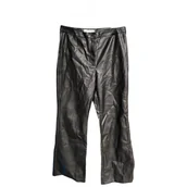 Spodnie damskie - Vila Damskie Spodnie Wygodne Eleganckie i Stylowe Czarne Rozmiar 40 - miniaturka - grafika 1