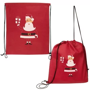 Worek sportowy - plecak z motywem świątecznym ELF UPOMINAKARNIA Czerwony - Plecaki worki - miniaturka - grafika 1