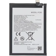 Baterie do telefonów - Bateria PC60 5000 mAh + klej do baterii do Motorola Moto G24 OEM - miniaturka - grafika 1