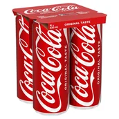 Napoje gazowane - Coca-Cola Napój gazowany 4 x 330 ml - miniaturka - grafika 1