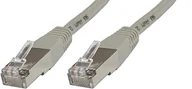 Patchcordy - MicroConnect RJ-45/RJ-45 kat.6 S/FTP Szary 1m B-SFTP601 - miniaturka - grafika 1