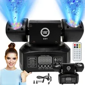 Akcesoria do oświetlenia - LIGHT4ME SID1 multiefekt świetlny LED 4w1 RGBWA efekt beam 2x laser R/G - miniaturka - grafika 1