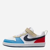 Buty dla chłopców - Sneakersy chłopięce Nike Court Borough Low Recraft (PS) DV5457-124 29.5 (12C US) Biało-niebiesko-czerwone (197859917891). Tenisówki i trampki chłopięce - miniaturka - grafika 1