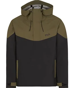 FILA Męska kurtka Trencina Pull-on Jacket, Moonless Night-Burnt Olive, XS - Kurtki męskie - miniaturka - grafika 1
