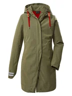 Kurtki i kamizelki sportowe damskie - Killtec Parka funkcyjna w kolorze khaki - miniaturka - grafika 1