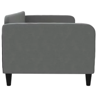 Sofa z funkcją spania, ciemnoszara, 90x200 cm, obita tkaniną Lumarko! - Łóżka Sofa z funkcją spania, ciemnoszara, 90x200 cm, obita tkaniną Lumarko! - Łóżka - miniaturka - grafika 5