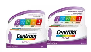 Centrum ONA, dwupak 2 x 90 tabletek - Witaminy i minerały - miniaturka - grafika 1