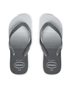 Klapki i japonki męskie - Havaianas Japonki 41319325002 Szary - miniaturka - grafika 1