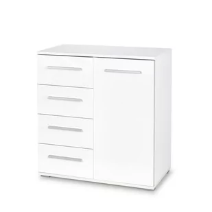 Komoda KM-2 Biały Lima Halmar Biały - Komody - miniaturka - grafika 1