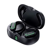 Słuchawki - Manta Rytmo Sport MTWS011B Czarne - miniaturka - grafika 1