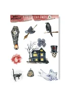 Scrapbooking - Naklejki na halloween nawiedzony dwór duchy dynia - miniaturka - grafika 1