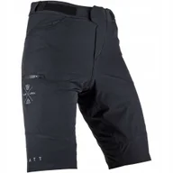 Spodenki rowerowe - Leatt spodenki rowerowe Mtb Trail 2.0 Black XL - miniaturka - grafika 1