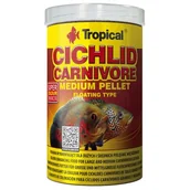 Pokarm dla ryb - Pokarm dla ryb pływający Cichlid Carnivore Medium Pellet 1000 ml / 360 g Tropical - miniaturka - grafika 1