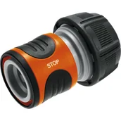 Inne akcesoria do nawadniania - Gardena Szybkozłącze  19 mm(3/4") plastikowe z funkcją stop 18214" - miniaturka - grafika 1