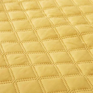 Narzuta 160 x 220 Pikowana Dwustronna Pompoo Muszt - Narzuty - miniaturka - grafika 6