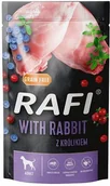 Mokra karma dla psów - Dolina Noteci (RAFI) RAFI Saszetka Psa KRÓLIK ZESTAW 10 x 500g  od 95zł +DO 3% ZWROTU W PROGRAMIE LOJALNOŚCIOWYM ZEST-RAFI-500-10-KR - miniaturka - grafika 1