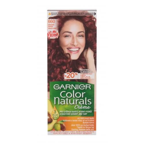 Garnier Color Naturals Creme farba do włosów odcień 660 Fiery Pure Red