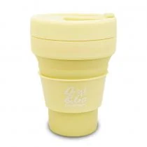 Kubek silikonowy pastel powder yellow Z13649 CoolPack 355ml - Kubki dla dzieci - miniaturka - grafika 1