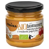 Hummus - Hummus marchewkowy z wędzoną papryką BIO 190 g NAURA 2724-597A9 - miniaturka - grafika 1