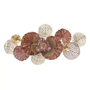 Metalowa dekoracja wisząca Mauro Ferretti Flowery, 118x58 cm - Naklejki na ścianę - miniaturka - grafika 1