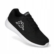 Sneakersy męskie - Sneakersy Kappa 242495/1110 Czarne/Białe 42 - miniaturka - grafika 1