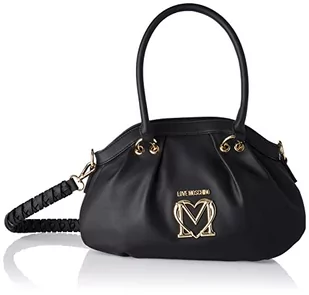Love Moschino Borsa A Spalla damska torba na pompę, czarna, rozmiar uniwersalny, czarny, jeden rozmiar - Torebki damskie - miniaturka - grafika 1